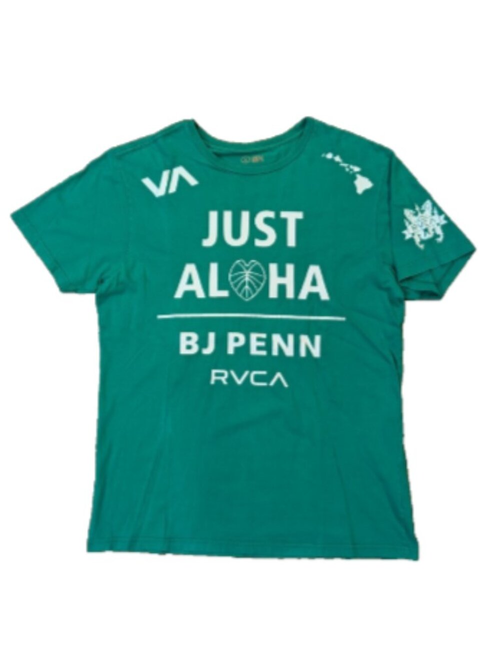 BJ Penn X RVCA MMATeam Hawaii Just Aloha UFC ‘The Prodigy’ BJPenn Com Sz L